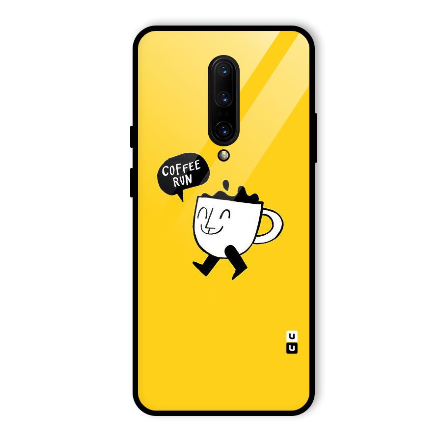 Coffee Run Glass Back Case for OnePlus 7 Pro