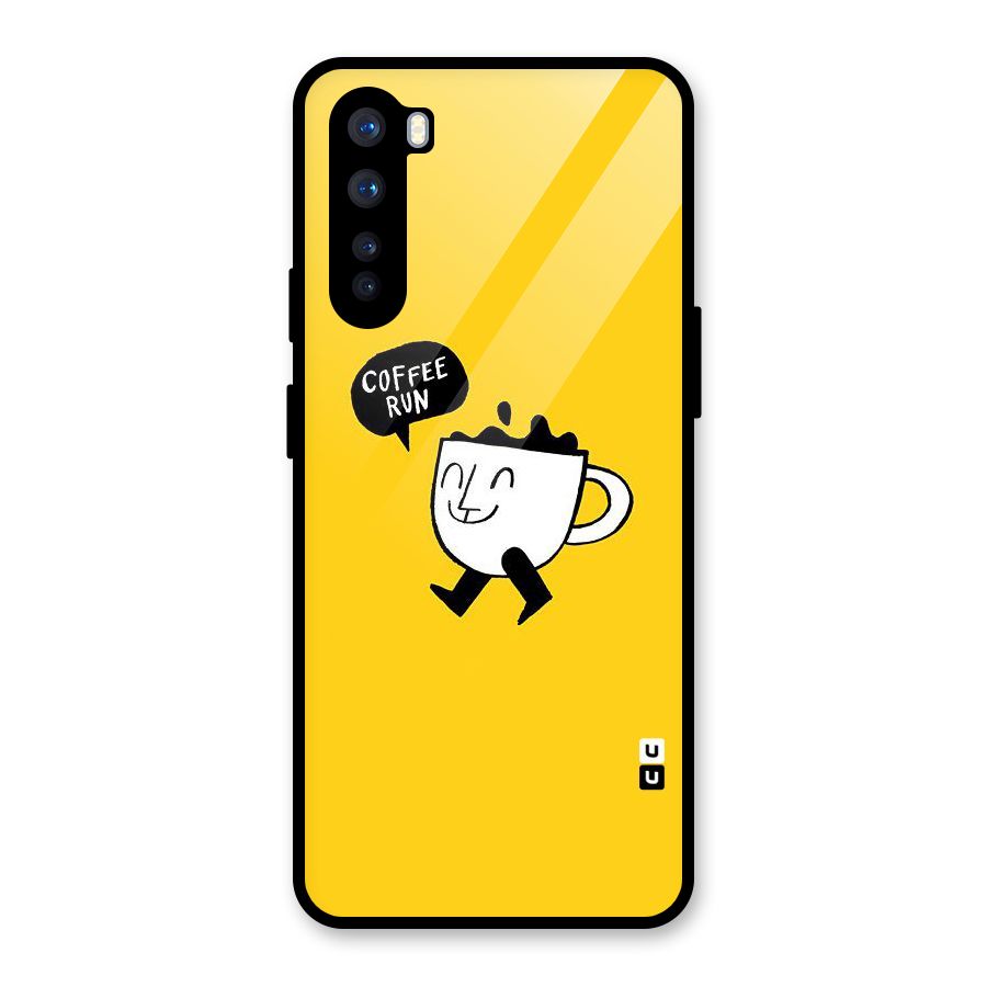 Coffee Run Glass Back Case for OnePlus Nord