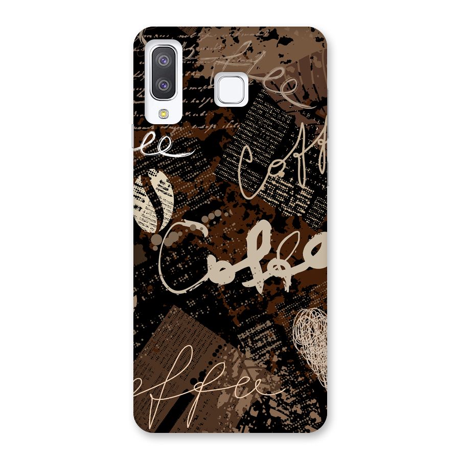 Coffee Scribbles Back Case for Galaxy A8 Star