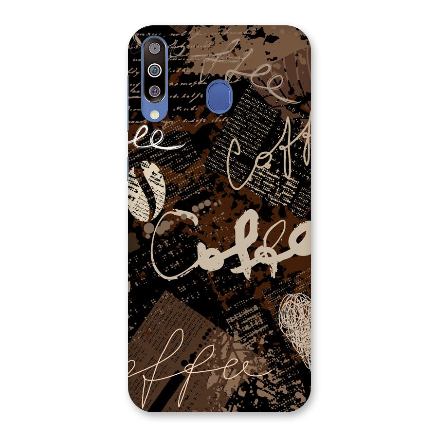 Coffee Scribbles Back Case for Galaxy M30