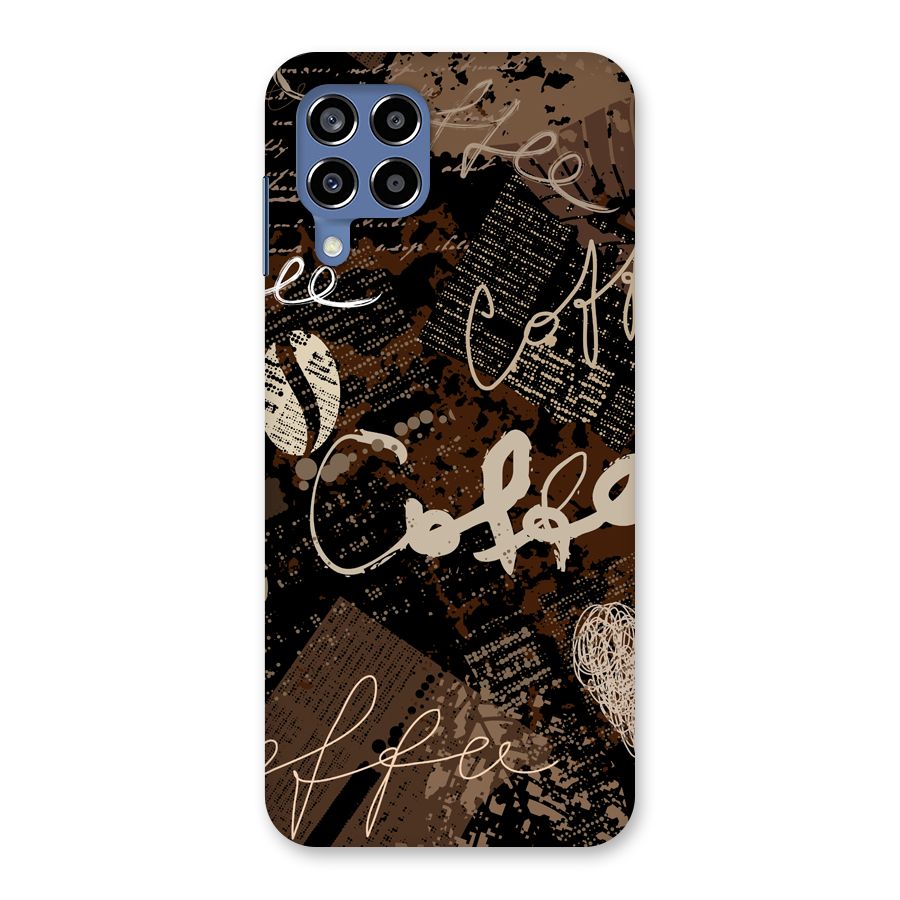 Coffee Scribbles Back Case for Galaxy M53 5G
