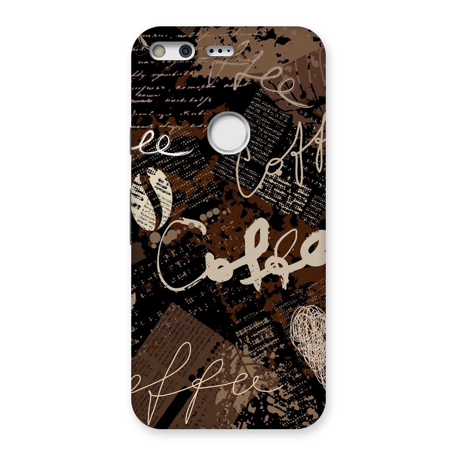 Coffee Scribbles Back Case for Google Pixel
