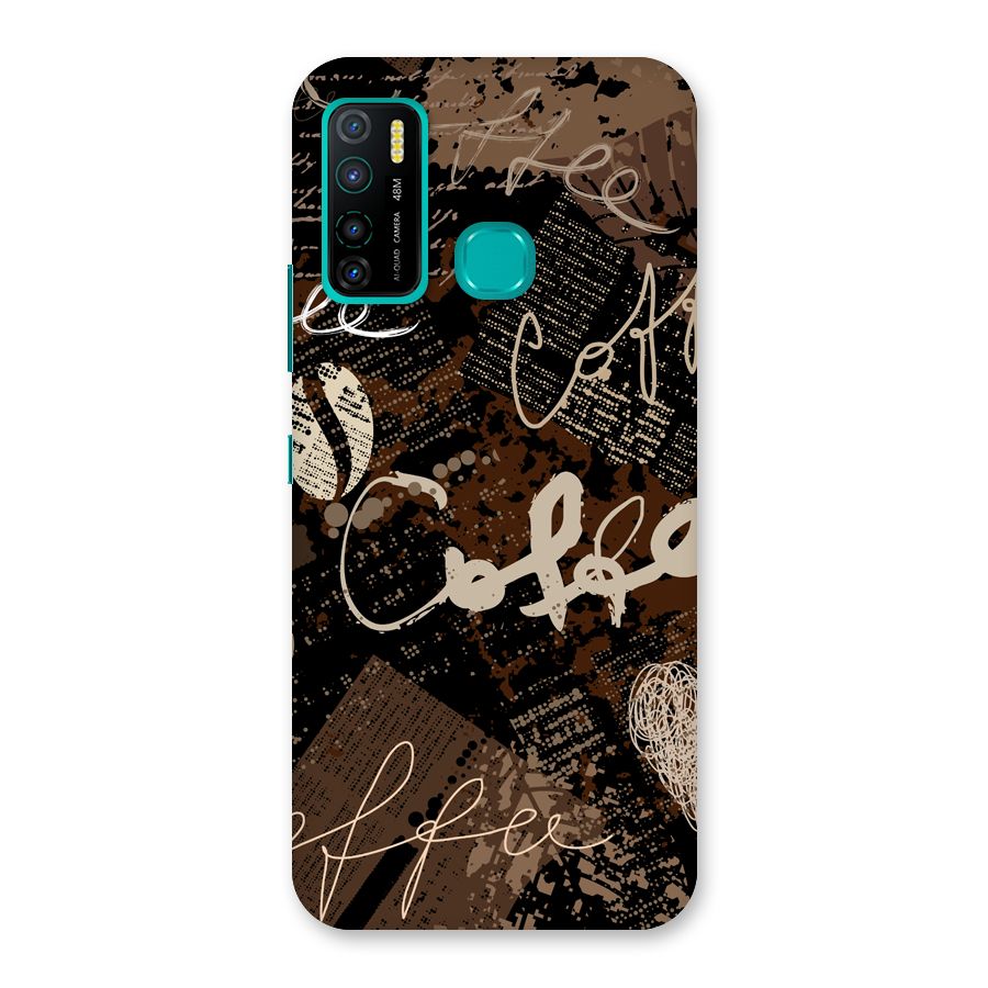 Coffee Scribbles Back Case for Infinix Hot 9 Pro