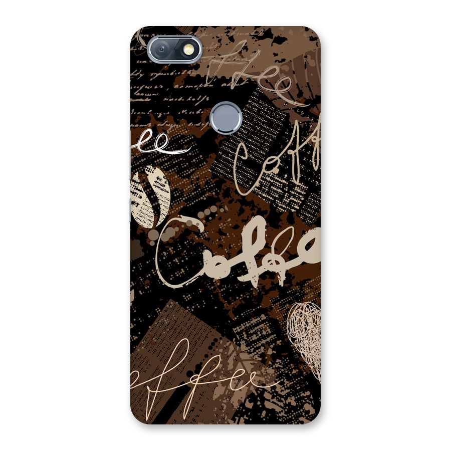 Coffee Scribbles Back Case for Infinix Note 5