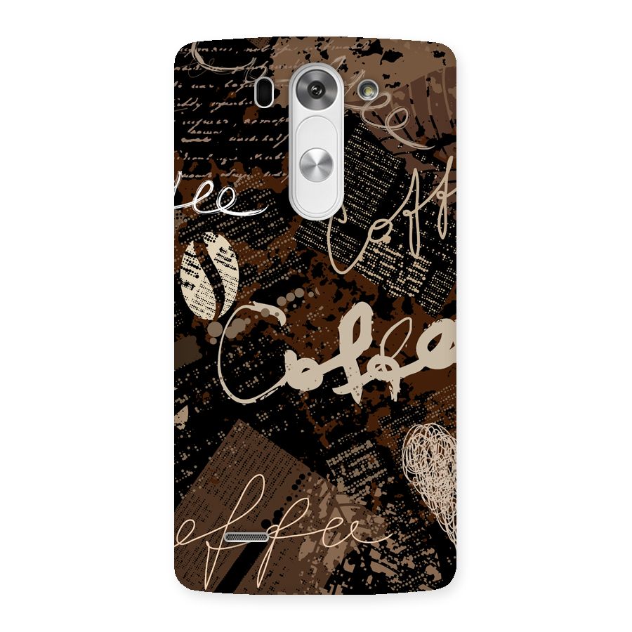 Coffee Scribbles Back Case for LG G3 Mini