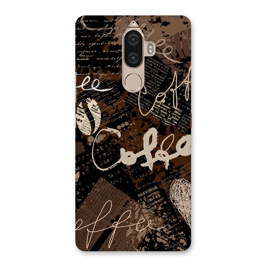 Coffee Scribbles Back Case for Lenovo K8 Note