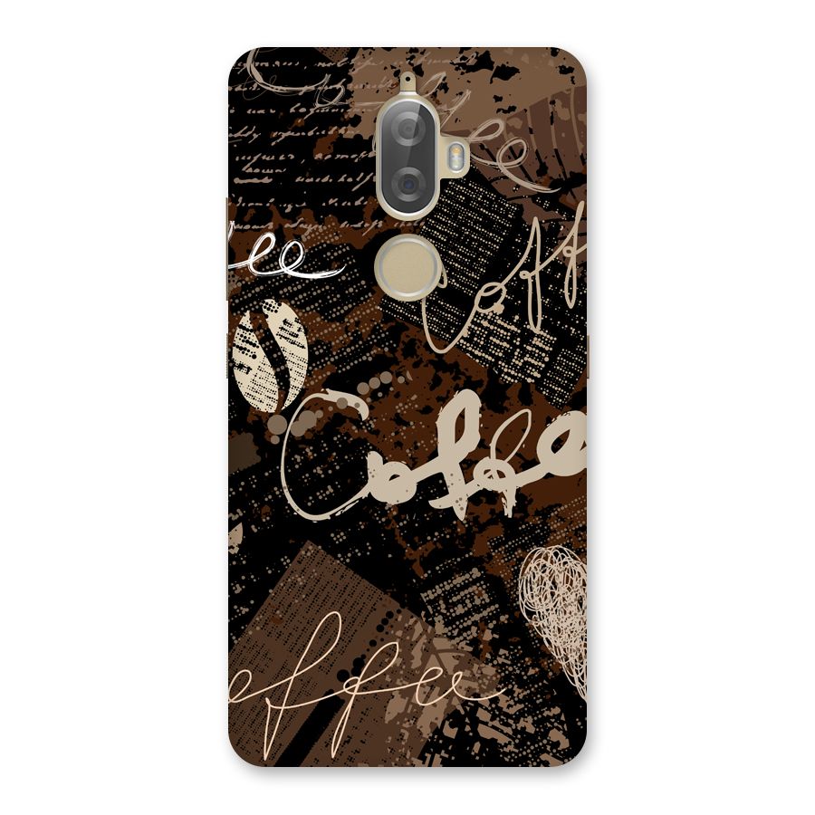 Coffee Scribbles Back Case for Lenovo K8 Plus