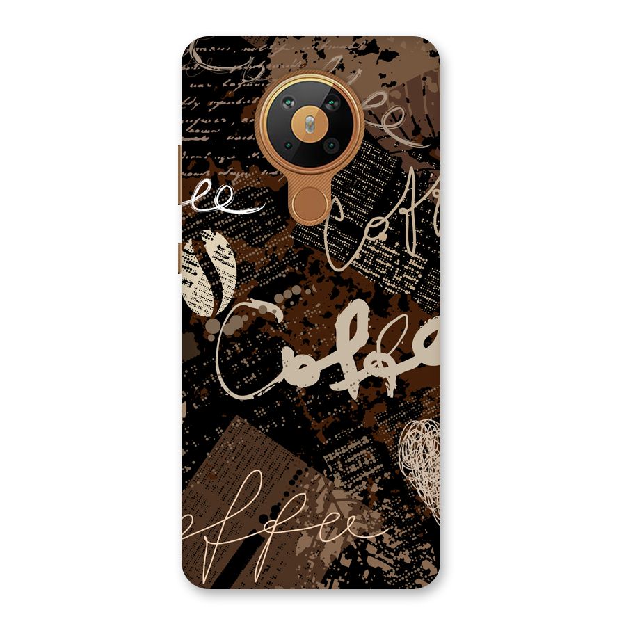 Coffee Scribbles Back Case for Nokia 5.3
