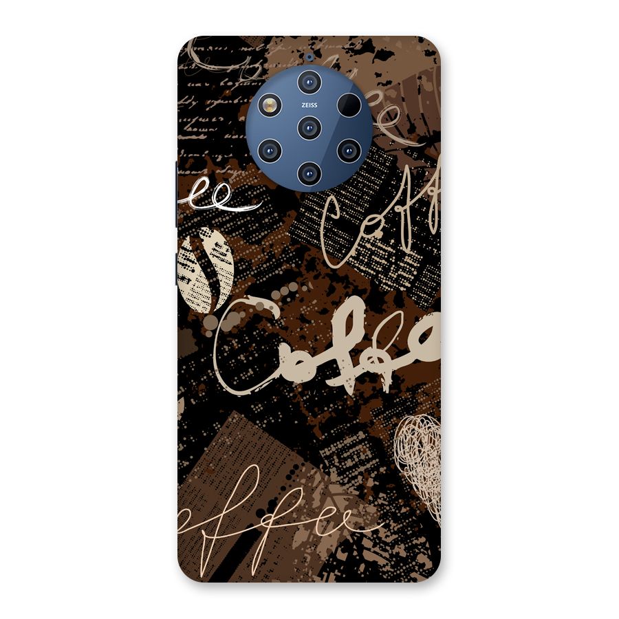 Coffee Scribbles Back Case for Nokia 9 PureView