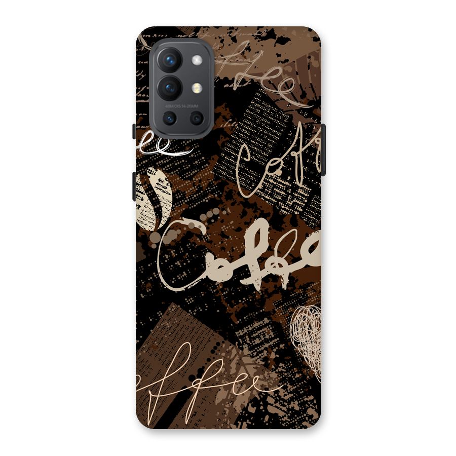 Coffee Scribbles Back Case for OnePlus 9R
