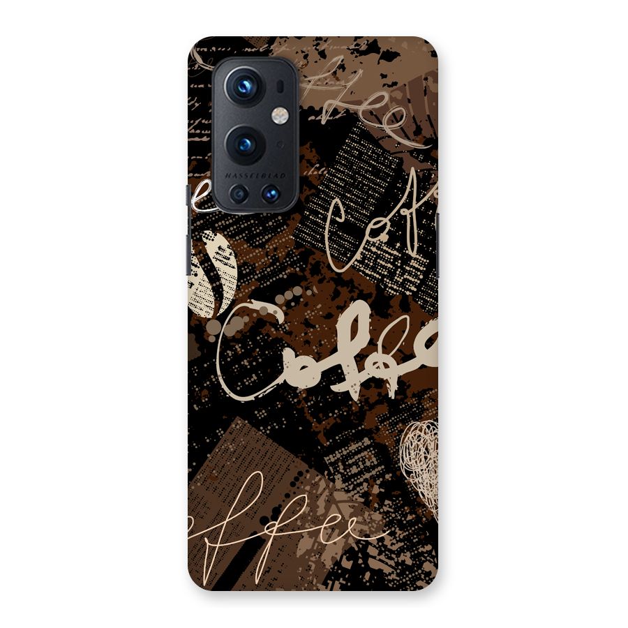 Coffee Scribbles Back Case for OnePlus 9 Pro