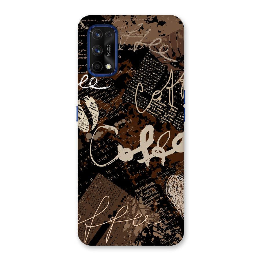 Coffee Scribbles Back Case for Realme 7 Pro