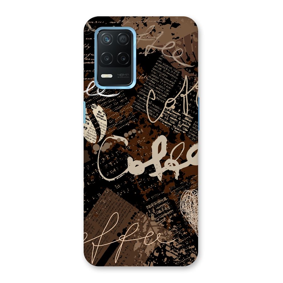 Coffee Scribbles Back Case for Realme 8 5G