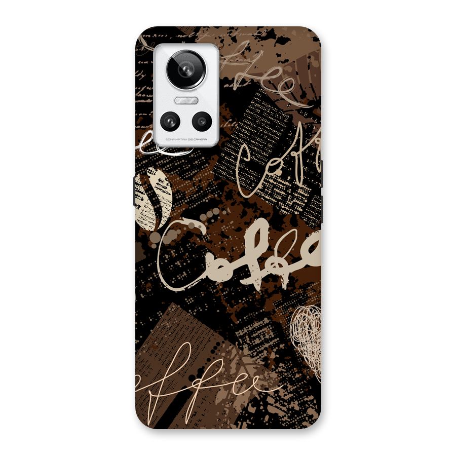 Coffee Scribbles Back Case for Realme GT Neo 3