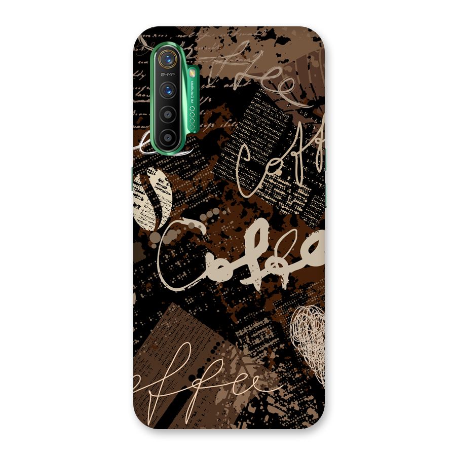 Coffee Scribbles Back Case for Realme X2