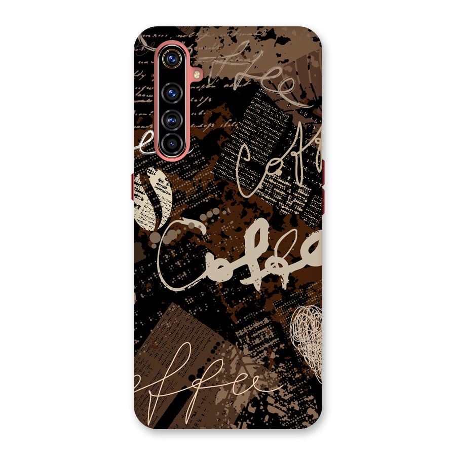 Coffee Scribbles Back Case for Realme X50 Pro