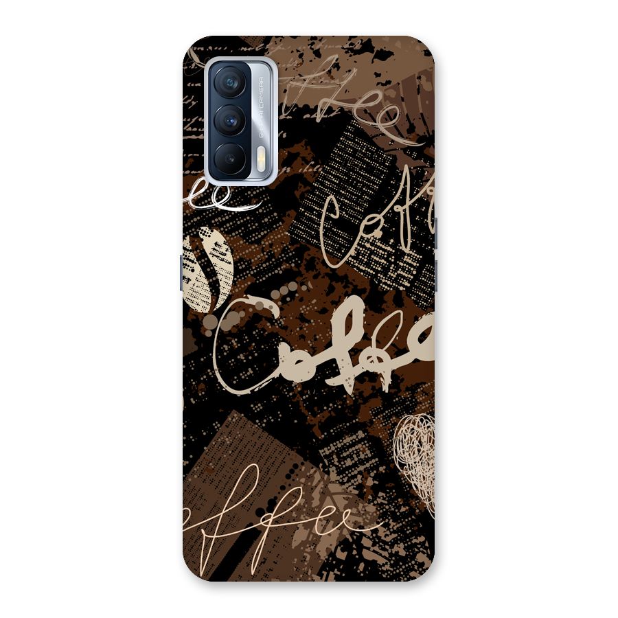 Coffee Scribbles Back Case for Realme X7