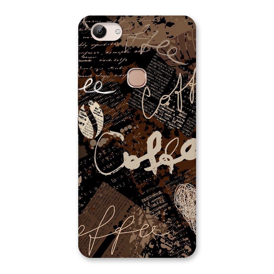 Coffee Scribbles Back Case for Vivo Y83