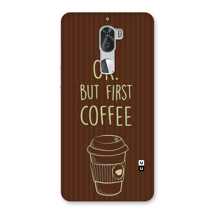 Coffee Stripes Back Case for Coolpad Cool 1