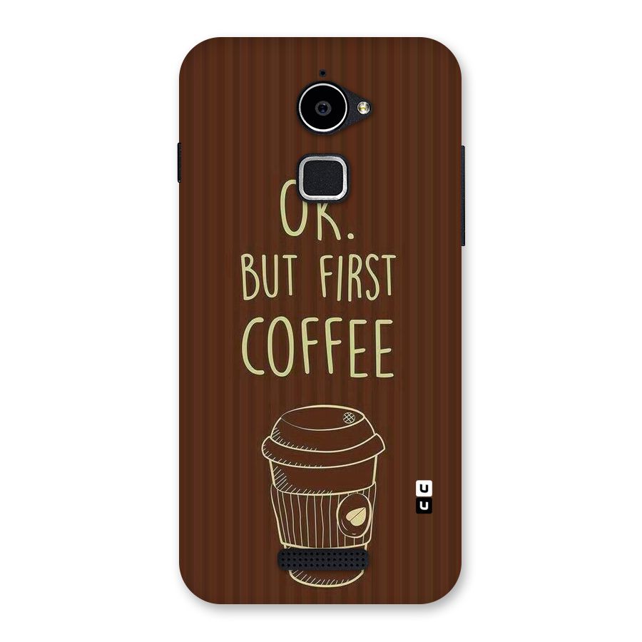 Coffee Stripes Back Case for Coolpad Note 3 Lite