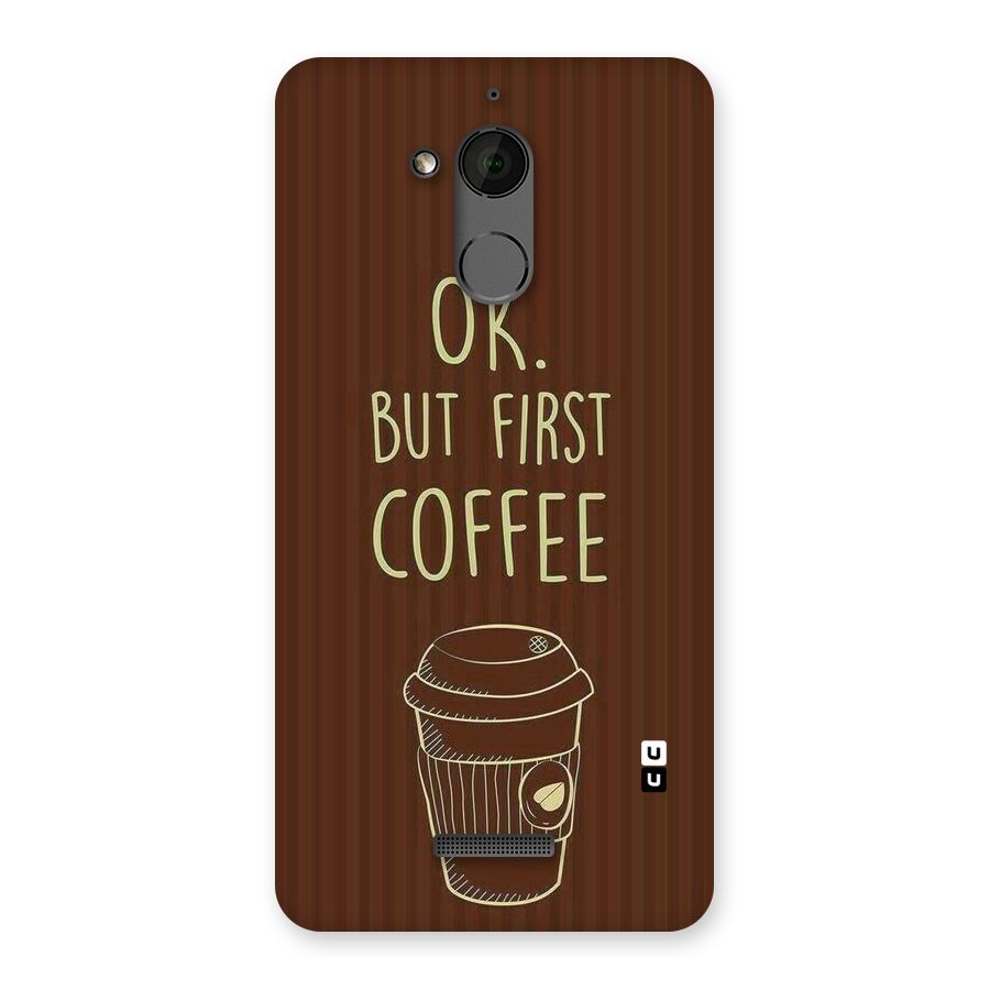 Coffee Stripes Back Case for Coolpad Note 5