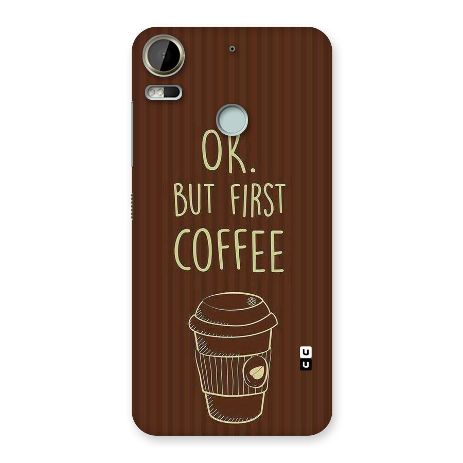 Coffee Stripes Back Case for Desire 10 Pro