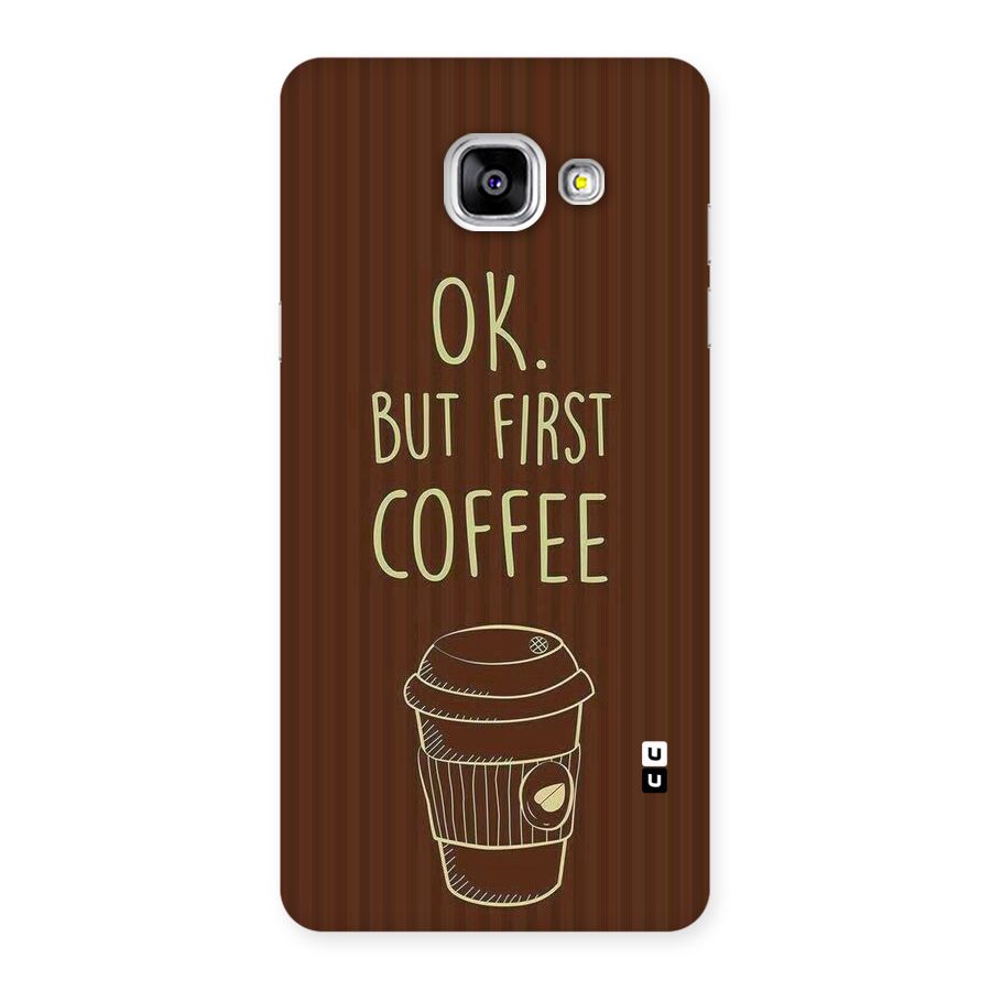 Coffee Stripes Back Case for Galaxy A5 2016
