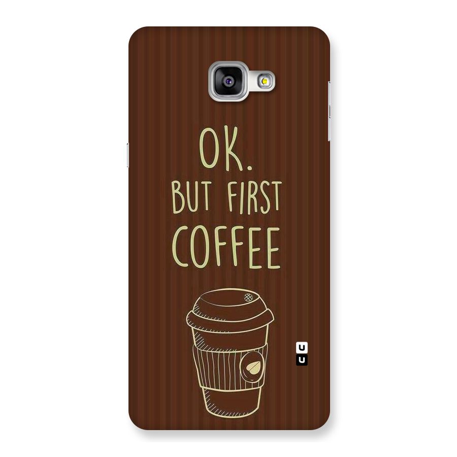 Coffee Stripes Back Case for Galaxy A9