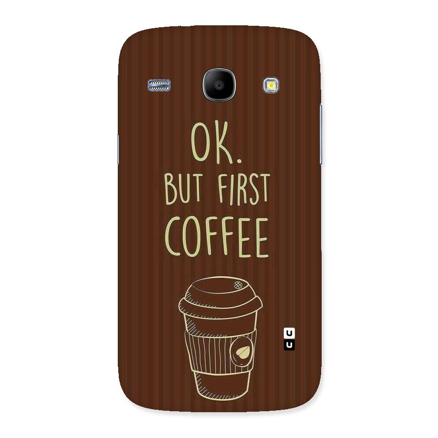 Coffee Stripes Back Case for Galaxy Core