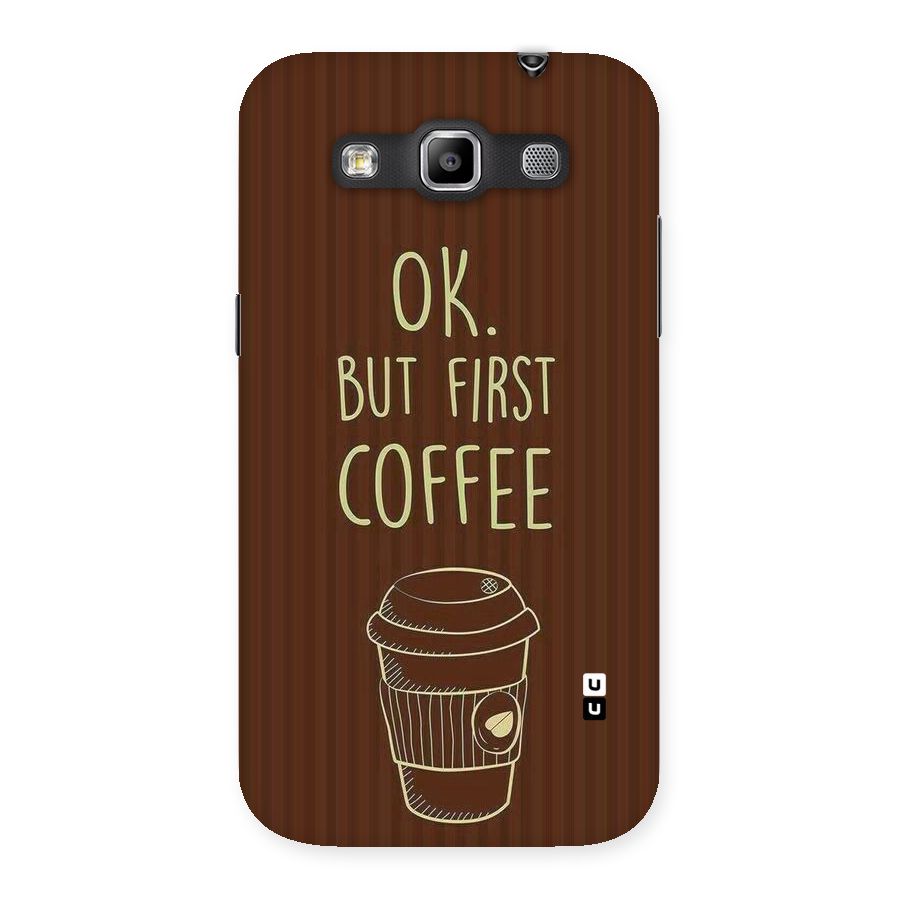 Coffee Stripes Back Case for Galaxy Grand Quattro