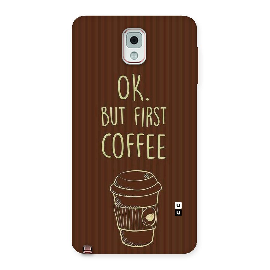Coffee Stripes Back Case for Galaxy Note 3