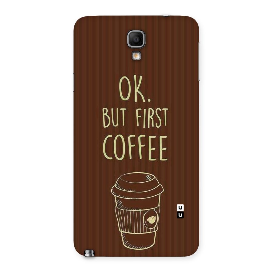 Coffee Stripes Back Case for Galaxy Note 3 Neo