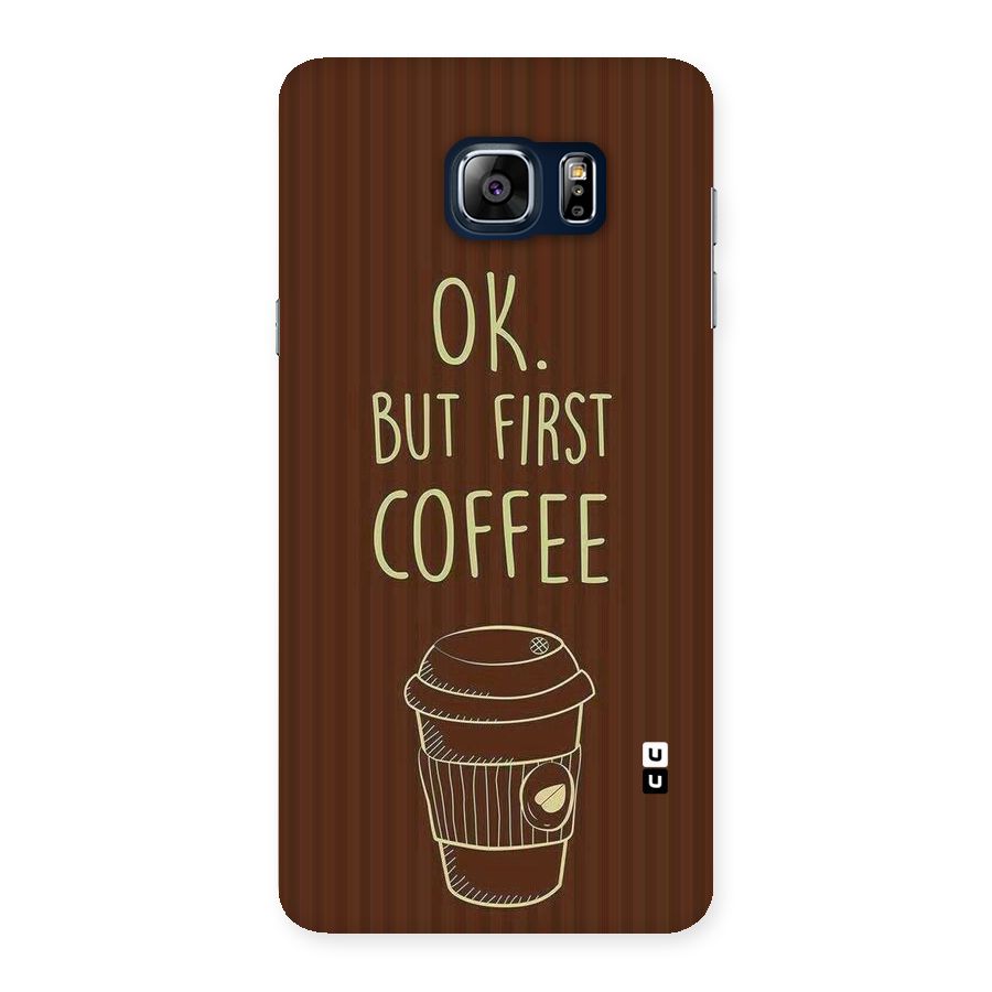 Coffee Stripes Back Case for Galaxy Note 5