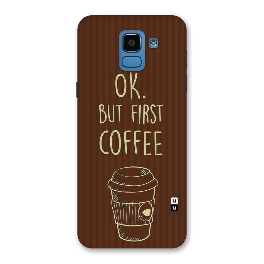 Coffee Stripes Back Case for Galaxy On6