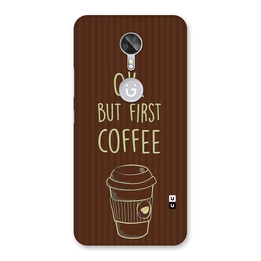 Coffee Stripes Back Case for Gionee A1