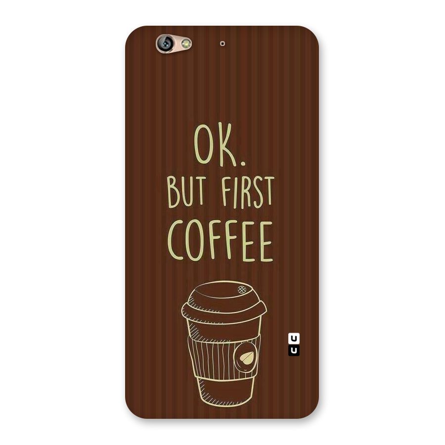Coffee Stripes Back Case for Gionee S6