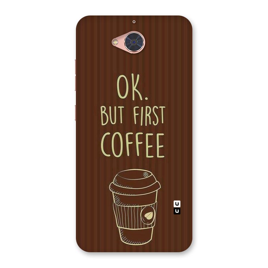 Coffee Stripes Back Case for Gionee S6 Pro