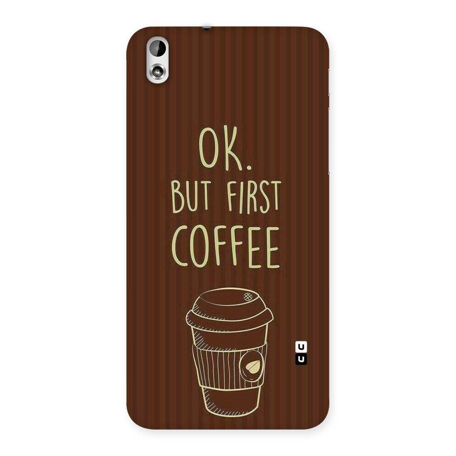 Coffee Stripes Back Case for HTC Desire 816g