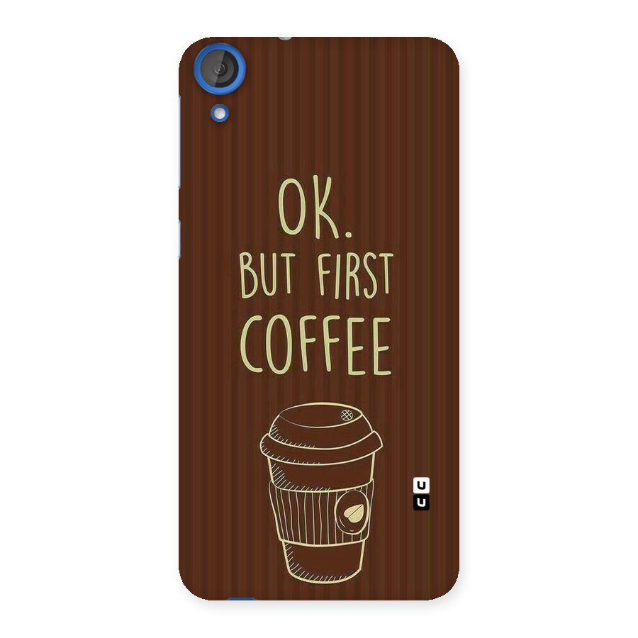 Coffee Stripes Back Case for HTC Desire 820