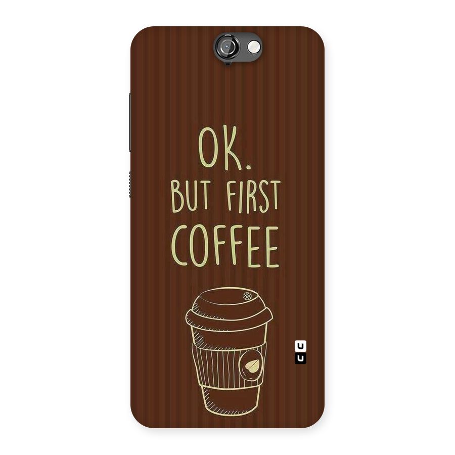 Coffee Stripes Back Case for HTC One A9
