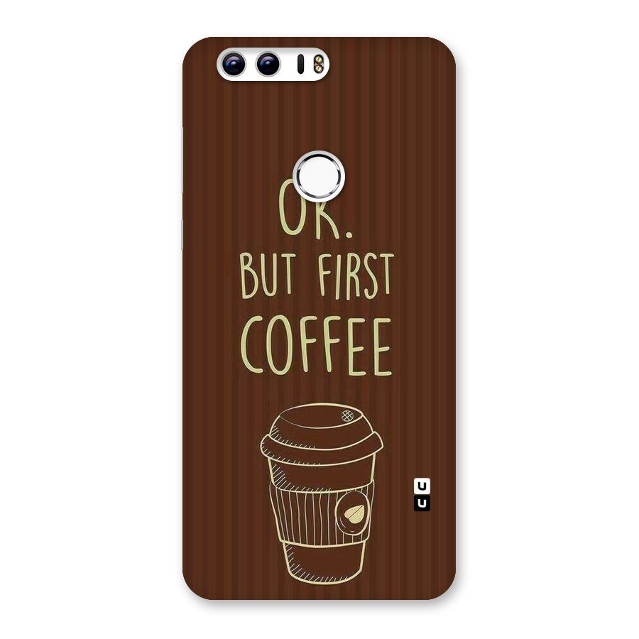 Coffee Stripes Back Case for Honor 8