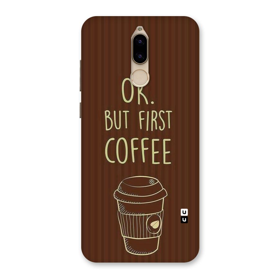 Coffee Stripes Back Case for Honor 9i