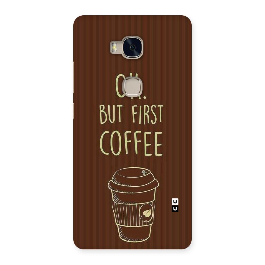 Coffee Stripes Back Case for Huawei Honor 5X
