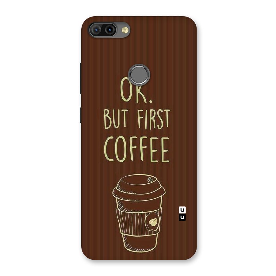 Coffee Stripes Back Case for Infinix Hot 6 Pro