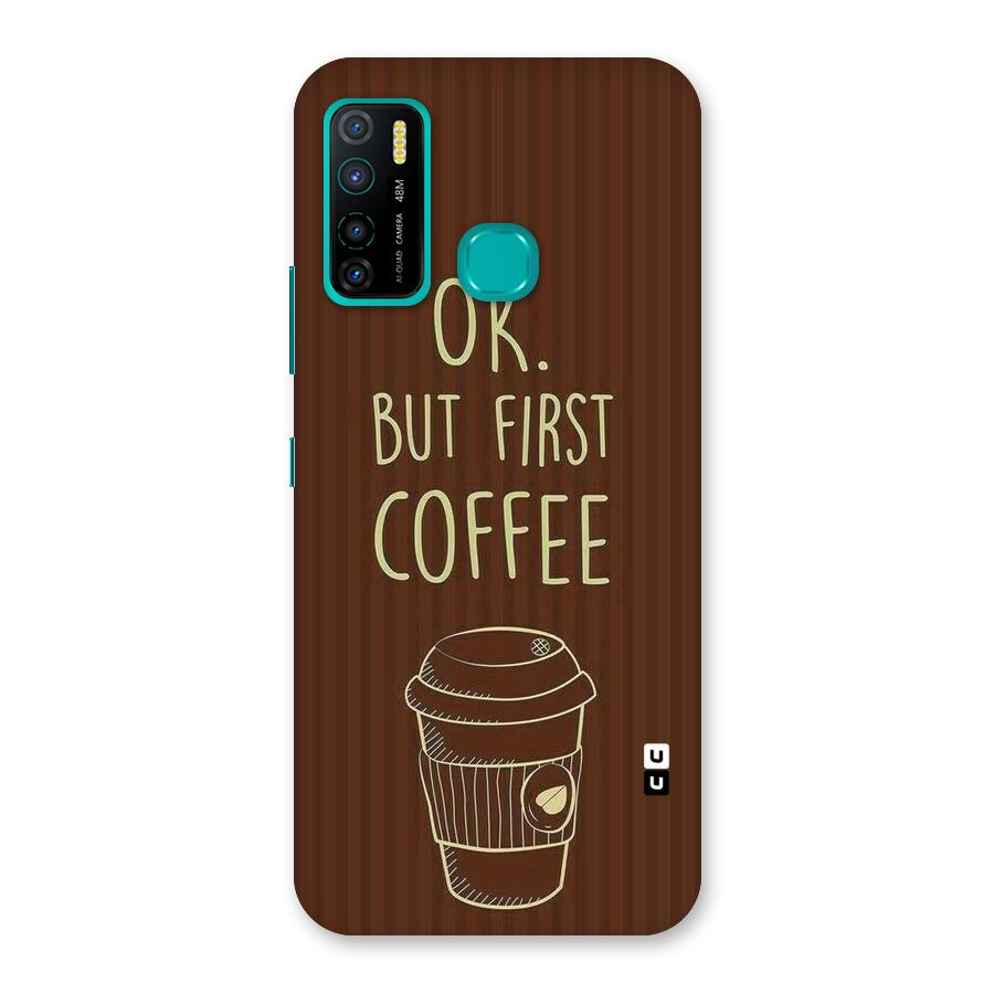 Coffee Stripes Back Case for Infinix Hot 9 Pro