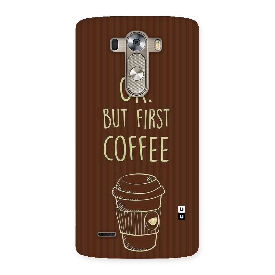 Coffee Stripes Back Case for LG G3