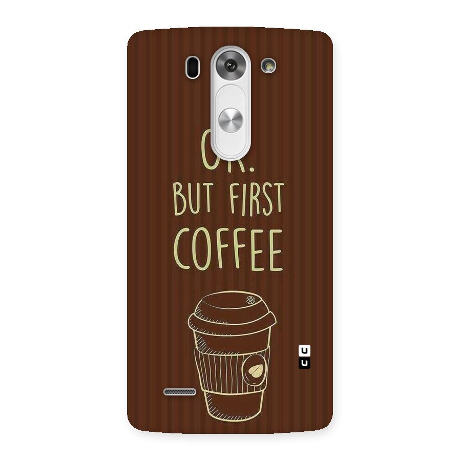 Coffee Stripes Back Case for LG G3 Mini