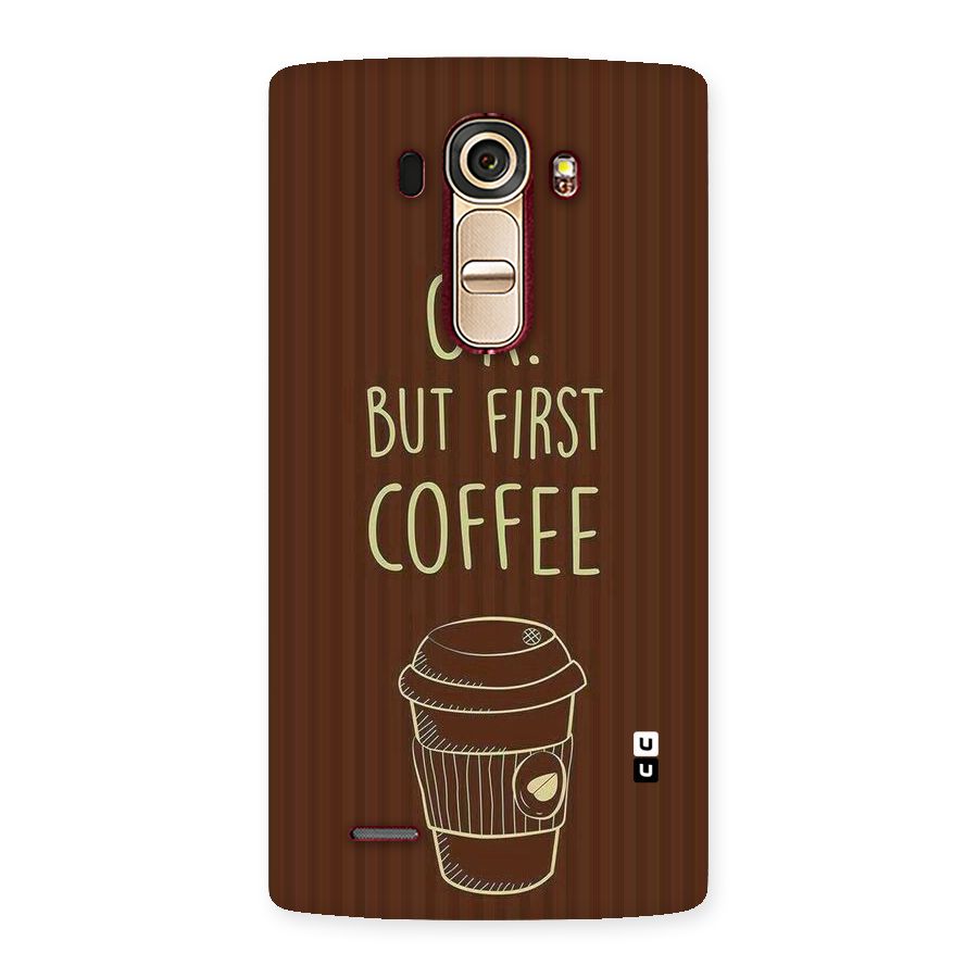 Coffee Stripes Back Case for LG G4