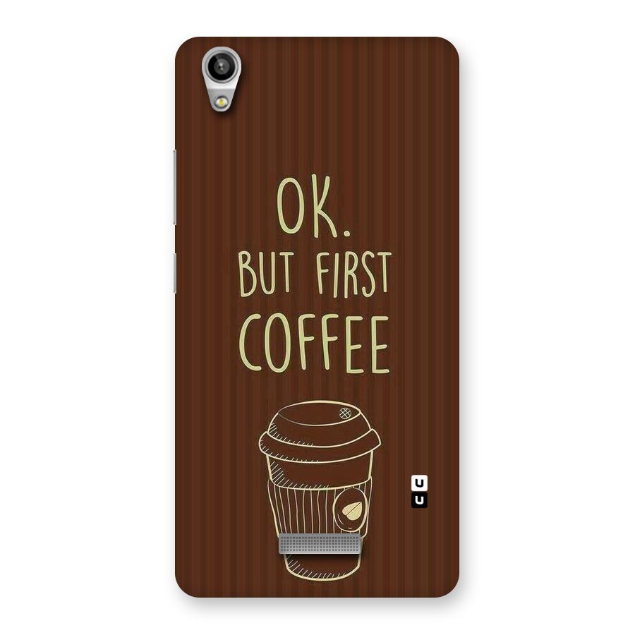 Coffee Stripes Back Case for Lava-Pixel-V1