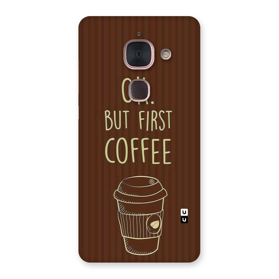 Coffee Stripes Back Case for Le Max 2